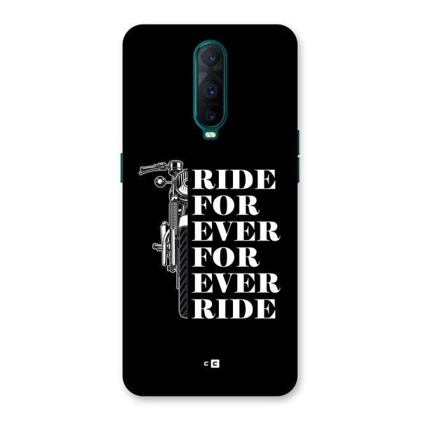 Ride Forever Back Case for Oppo R17 Pro