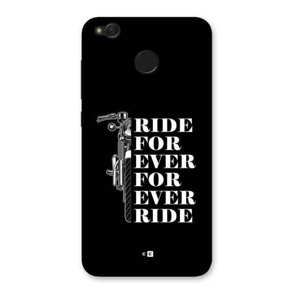 Ride Forever Back Case for Redmi 4