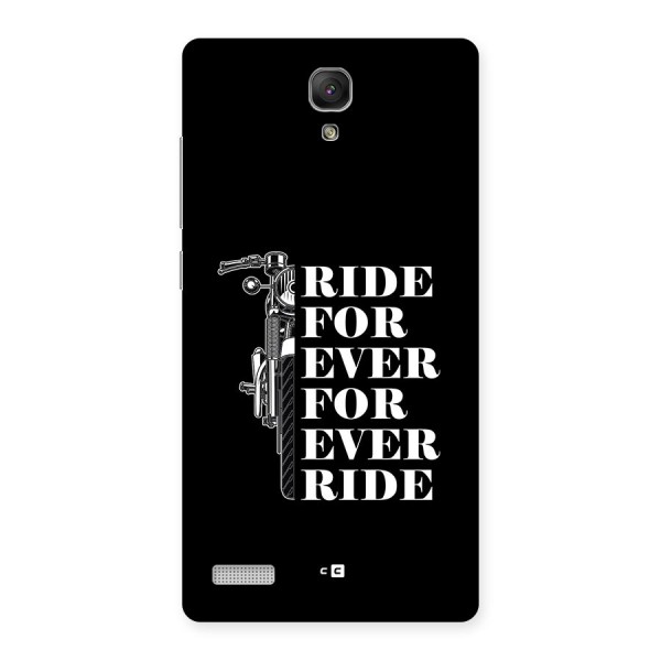 Ride Forever Back Case for Redmi Note