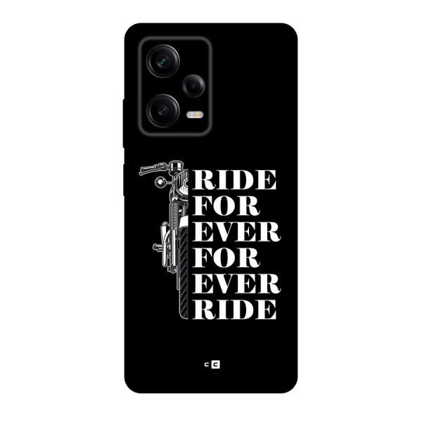 Ride Forever Back Case for Redmi Note 12 Pro