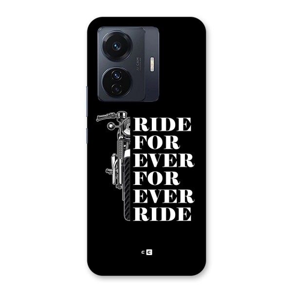 Ride Forever Back Case for Vivo iQOO Z6 Pro