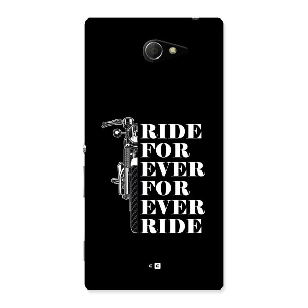 Ride Forever Back Case for Xperia M2