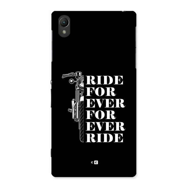 Ride Forever Back Case for Xperia Z1