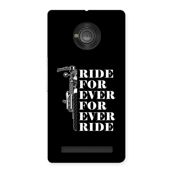 Ride Forever Back Case for Yuphoria