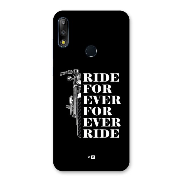 Ride Forever Back Case for Zenfone Max Pro M2