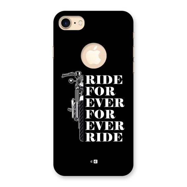 Ride Forever Back Case for iPhone 8 Logo Cut