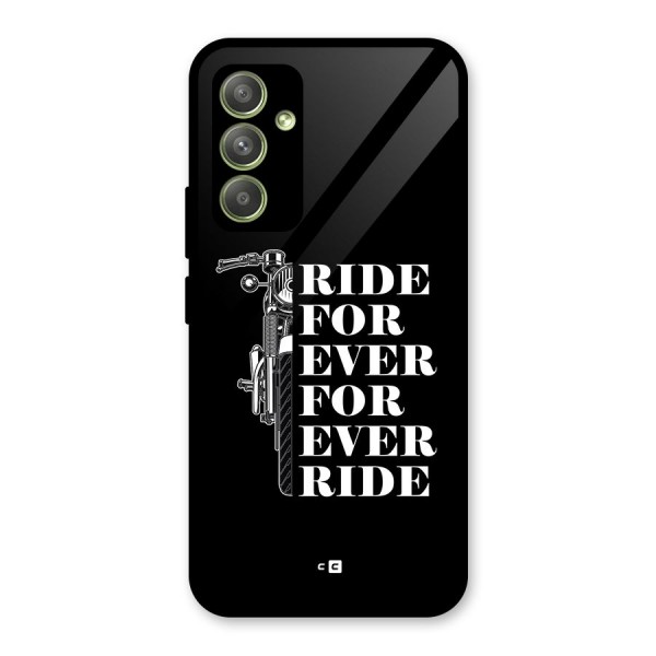 Ride Forever Glass Back Case for Galaxy A54