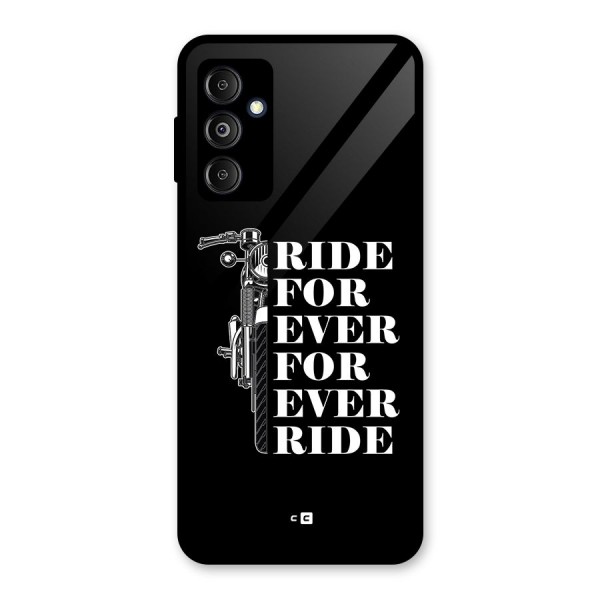 Ride Forever Glass Back Case for Galaxy M14 5G