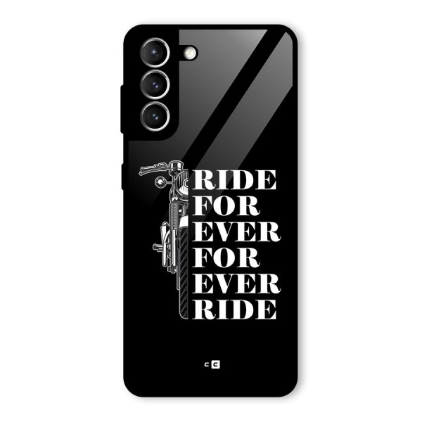 Ride Forever Glass Back Case for Galaxy S21 5G