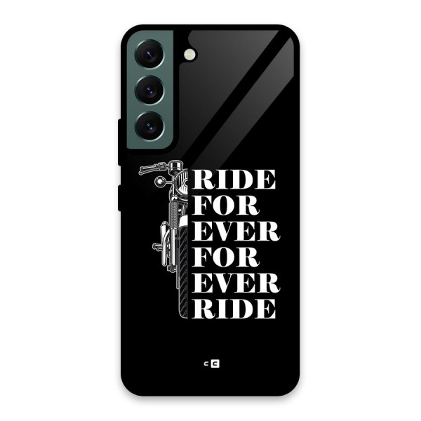 Ride Forever Glass Back Case for Galaxy S22 5G