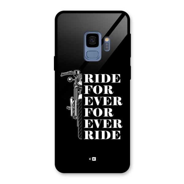 Ride Forever Glass Back Case for Galaxy S9