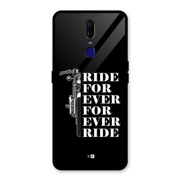 Ride Forever Glass Back Case for Oppo F11