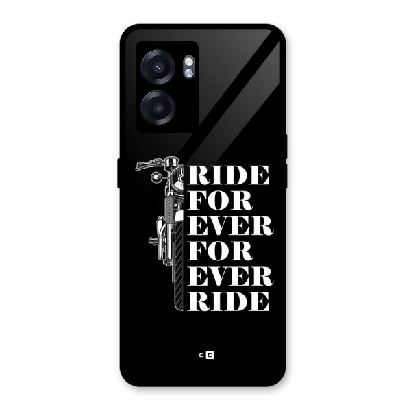 Ride Forever Glass Back Case for Oppo K10 (5G)