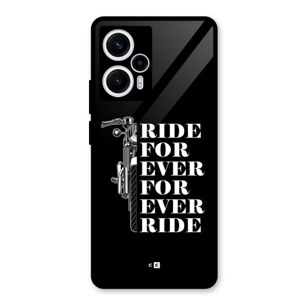 Ride Forever Glass Back Case for Poco F5