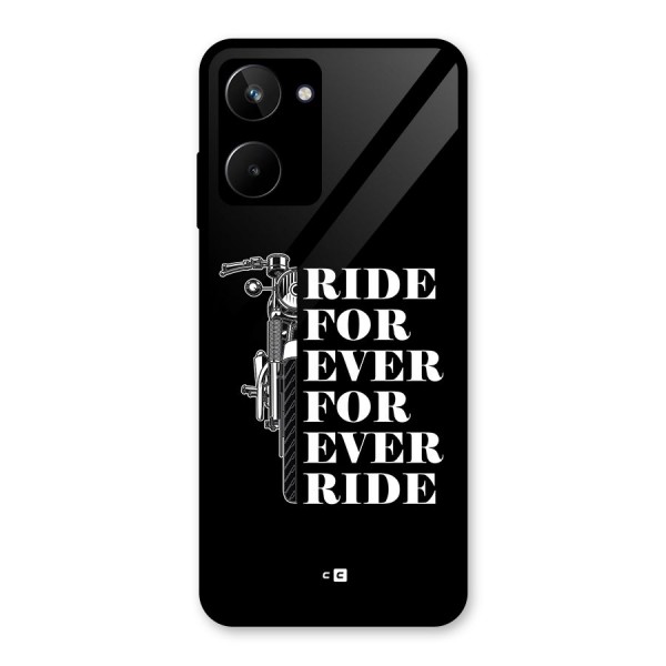 Ride Forever Glass Back Case for Realme 10