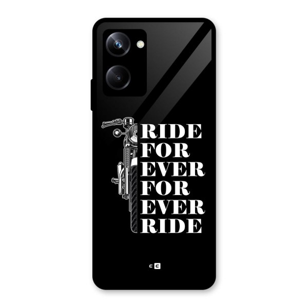 Ride Forever Glass Back Case for Realme 10 Pro