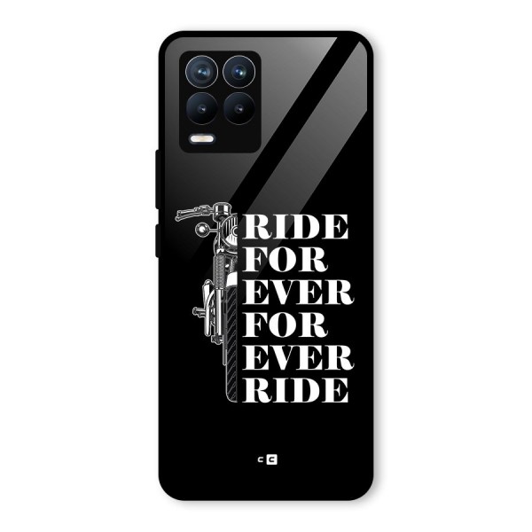 Ride Forever Glass Back Case for Realme 8