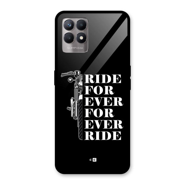 Ride Forever Glass Back Case for Realme 8i