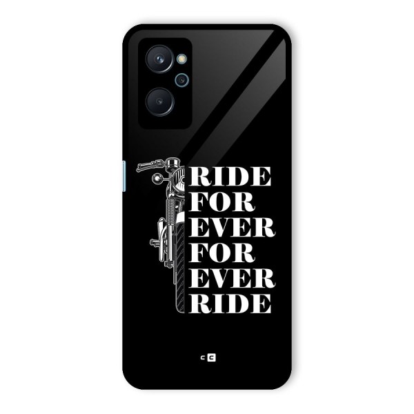 Ride Forever Glass Back Case for Realme 9i