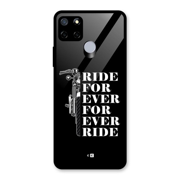 Ride Forever Glass Back Case for Realme C12