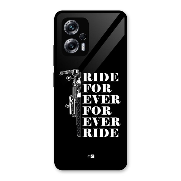 Ride Forever Glass Back Case for Redmi K50i