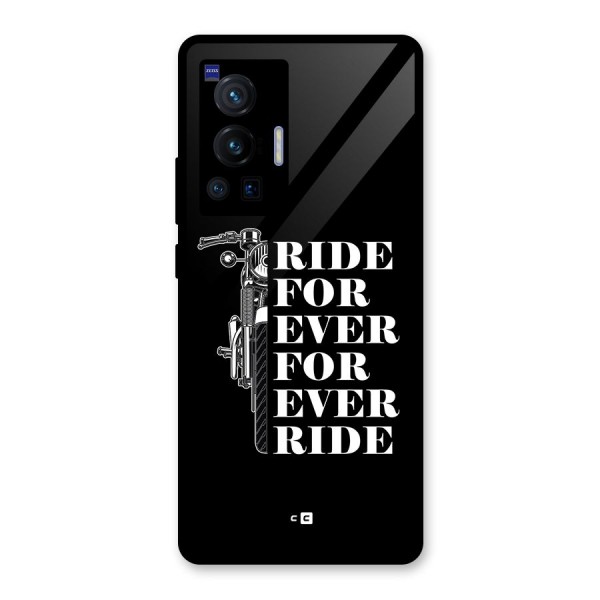 Ride Forever Glass Back Case for Vivo X70 Pro