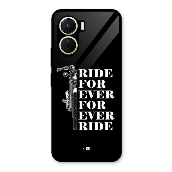 Ride Forever Glass Back Case for Vivo Y16