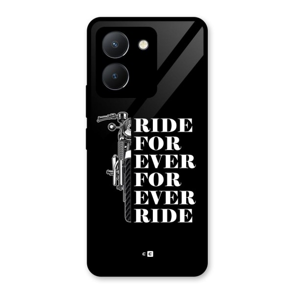 Ride Forever Glass Back Case for Vivo Y36