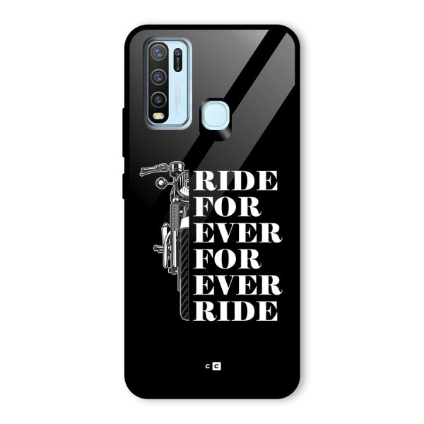 Ride Forever Glass Back Case for Vivo Y50