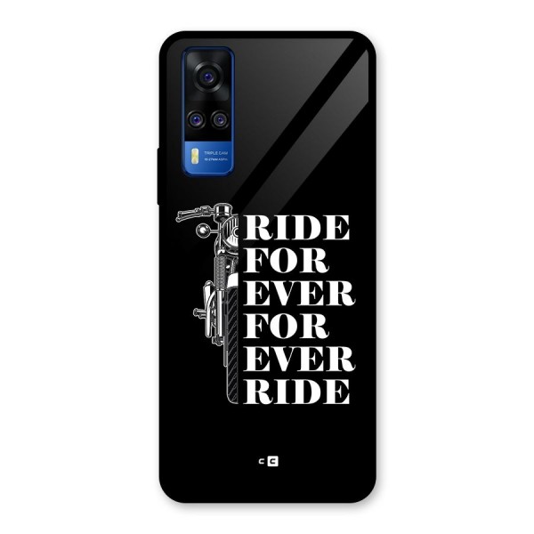 Ride Forever Glass Back Case for Vivo Y51