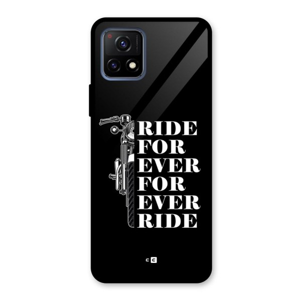 Ride Forever Glass Back Case for Vivo Y72 5G