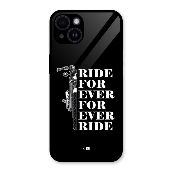 Ride Forever Glass Back Case for iPhone 14