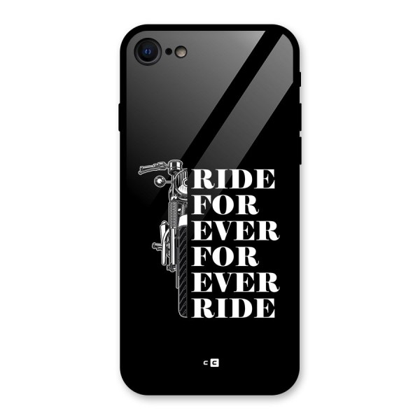 Ride Forever Glass Back Case for iPhone 8