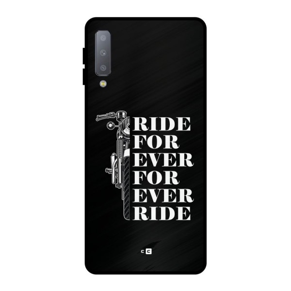 Ride Forever Metal Back Case for Galaxy A7 (2018)