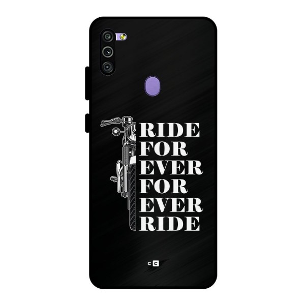 Ride Forever Metal Back Case for Galaxy M11