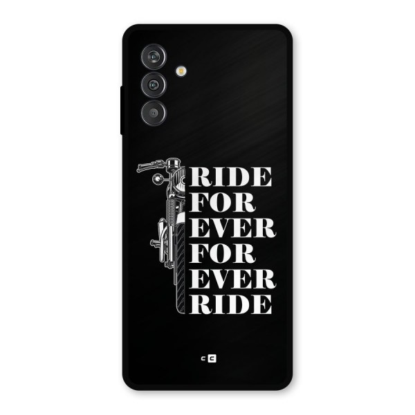 Ride Forever Metal Back Case for Galaxy M14 5G