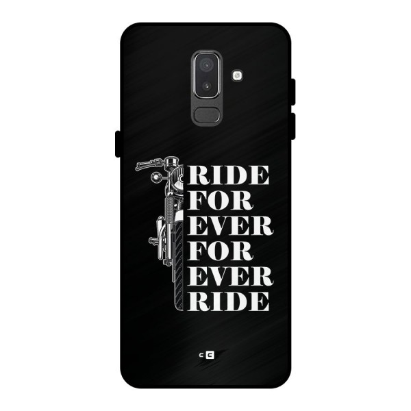 Ride Forever Metal Back Case for Galaxy On8 (2018)