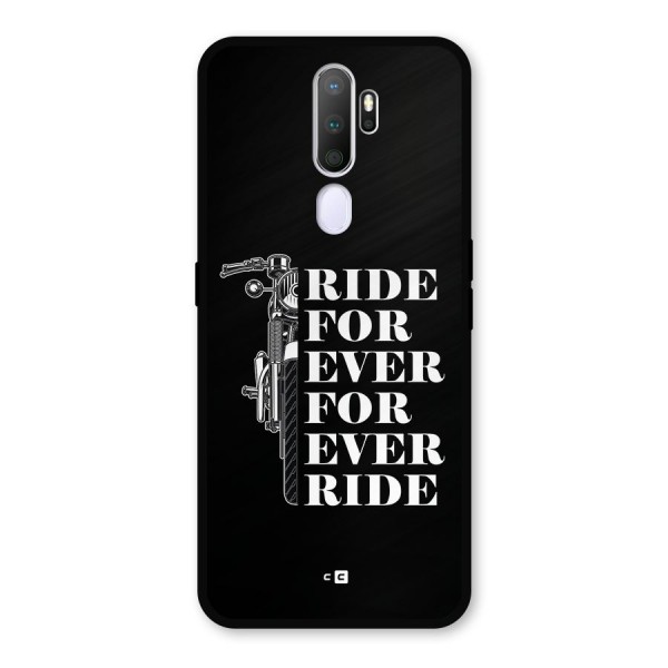 Ride Forever Metal Back Case for Oppo A9 (2020)