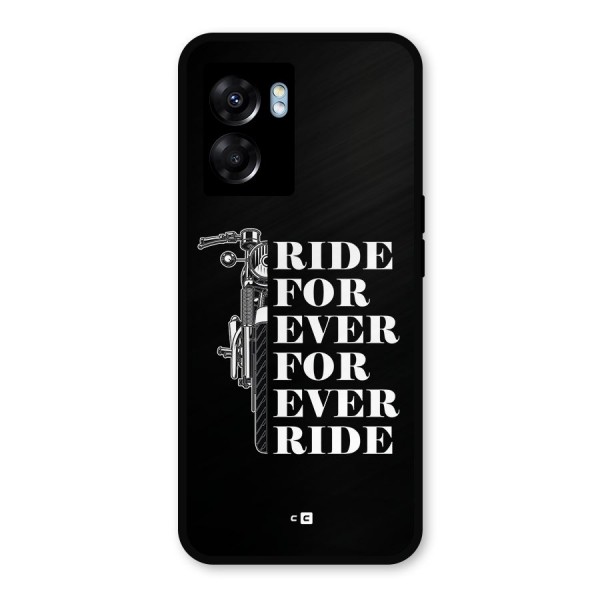 Ride Forever Metal Back Case for Oppo K10 (5G)