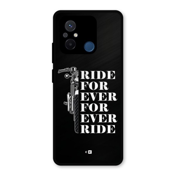 Ride Forever Metal Back Case for Poco C55