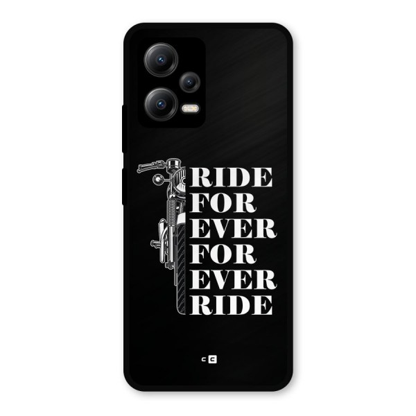 Ride Forever Metal Back Case for Poco X5