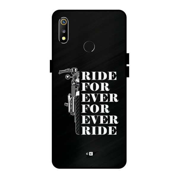 Ride Forever Metal Back Case for Realme 3