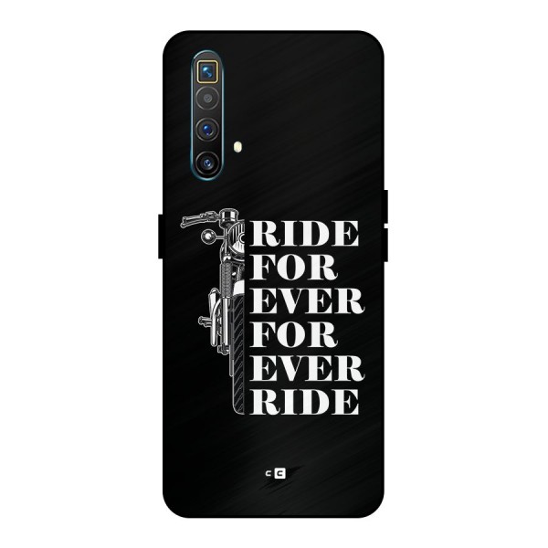 Ride Forever Metal Back Case for Realme X3 SuperZoom