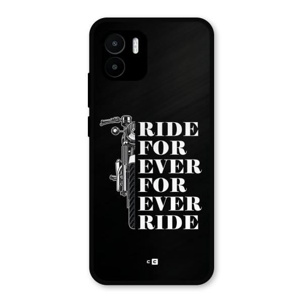 Ride Forever Metal Back Case for Redmi A2