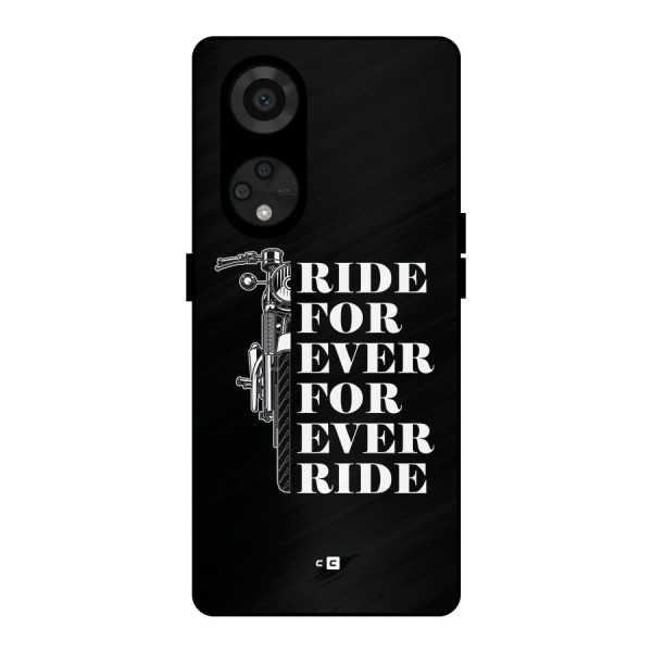 Ride Forever Metal Back Case for Reno8 T 5G