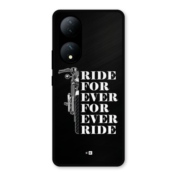 Ride Forever Metal Back Case for Vivo T2