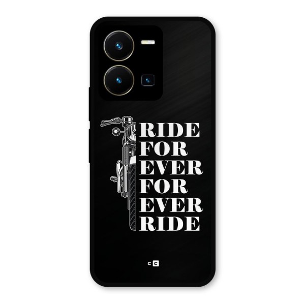 Ride Forever Metal Back Case for Vivo Y35