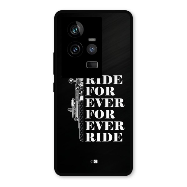 Ride Forever Metal Back Case for iQOO 11 5G