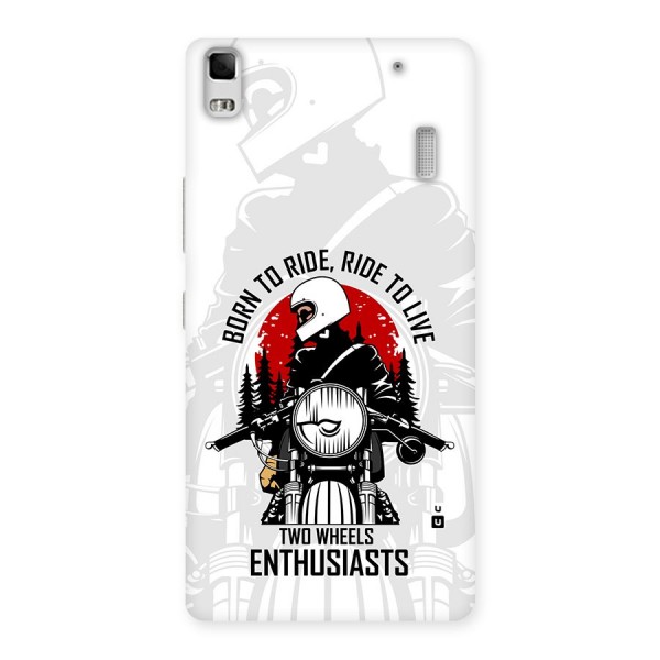 Ride To Live Back Case for Lenovo A7000