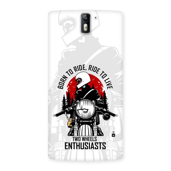 Ride To Live Back Case for OnePlus One